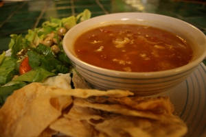 Yummy Southwestern Tortilla Soup.